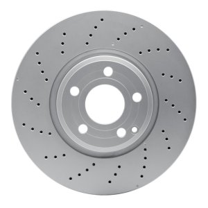 Mercedes-Benz CLS400 Brake Rotor (1) - Front - R1 Concepts - GeoSPEC Coated Drilled - `15-`17